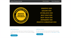 Desktop Screenshot of positivethinkinguniversity.com